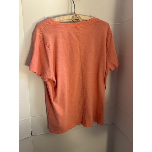 J.CREW Girlfriend Tee XL Women Large Pink T-Shirt 100% Cotton Casual Comfort - Picture 2 of 7